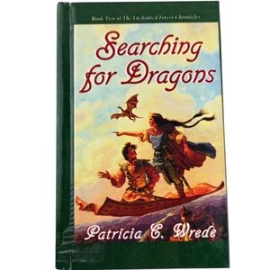 Searching for Dragons Book By Patricia C Wrede 1990 Kids Fiction Fantasy Magic
